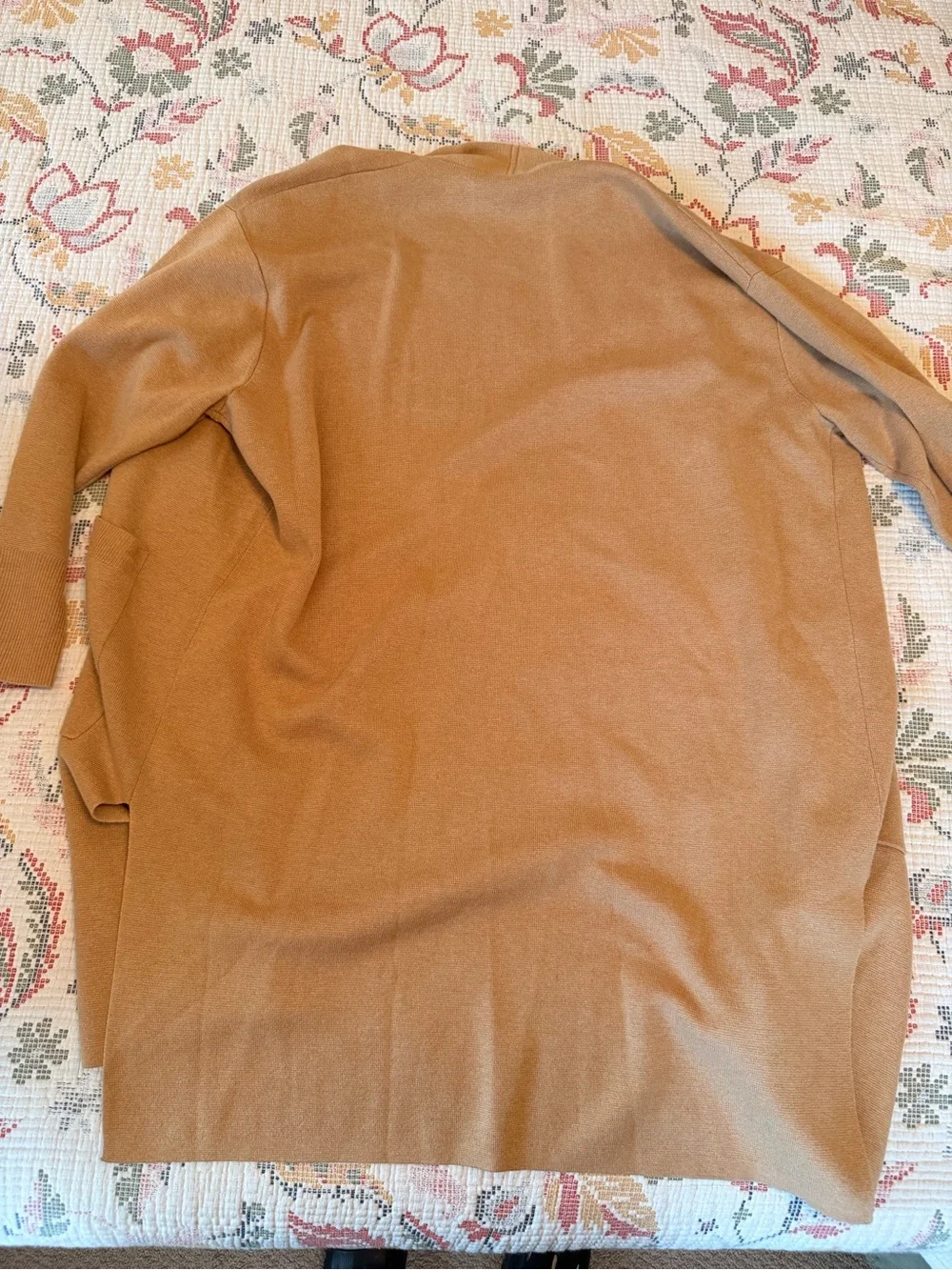 J. Crew Long sweater blazer with side slits - Hthr Khaki